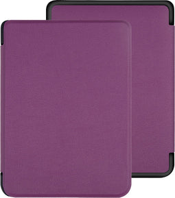 Lunso Geschikt voor Kobo Clara HD hoes (6 inch) - sleepcover - Paars