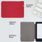 Lunso Geschikt voor Kobo Clara HD hoes (6 inch) - sleepcover -Rood