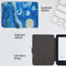Lunso Geschikt voor Kobo Clara HD hoes (6 inch) - sleepcover - Van Gogh Sterrennacht