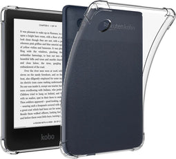 Lunso Geschikt voor Kobo Clara HD hoes (6 inch) - TPU Backcover - Transparant