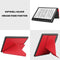 Lunso Geschikt voor Kobo Elipsa 2E hoes (10 inch) - Origami sleepcover - Rood