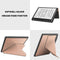 Lunso Geschikt voor Kobo Elipsa 2E hoes (10 inch) - Origami sleepcover - Rose Goud