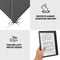 Lunso Geschikt voor Kobo Elipsa 2E hoes (10 inch) - Origami sleepcover - Grijs