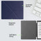Lunso Geschikt voor Kobo Elipsa 2E hoes (10 inch) - Origami sleepcover - Donkerblauw