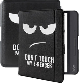 Lunso Geschikt voor Kobo Forma hoes (8 inch) - sleepcover - Don't Touch