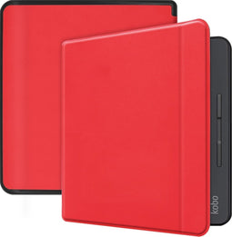 Lunso Geschikt voor Kobo Forma hoes (8 inch) - sleepcover - Rood