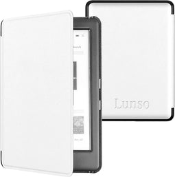 Lunso Geschikt voor Kobo Glo / Glo HD / Touch 2.0 hoes (6 inch) - sleepcover - Wit