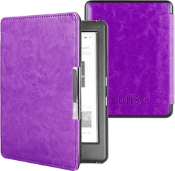 Lunso Geschikt voor Kobo Glo / Glo HD / Touch 2.0 hoes (6 inch) - sleepcover - Paars