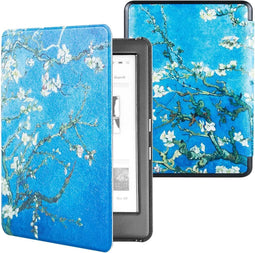 Lunso - Geschikt voor Kobo Glo / Glo HD / Touch 2.0 hoes (6 inch) - sleep cover - Van Gogh Amandelbloesem