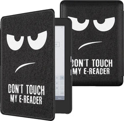 Lunso - Geschikt voor Kobo Glo / Glo HD / Touch 2.0 hoes (6 inch) - sleep cover - Don't Touch