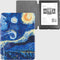 Lunso - Geschikt voor Kobo Glo / Glo HD / Touch 2.0 hoes (6 inch) - sleep cover - Van Gogh Sterrennacht