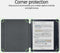 Lunso Geschikt voor Kobo Libra Colour hoes (7 inch) - echt leren sleepcover - Zwart