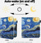 Lunso Geschikt voor Kobo Libra Colour hoes (7 inch) - Luxe Stand sleepcover - Van Gogh Sterrennacht
