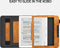 Lunso Geschikt voor Kobo Libra Colour hoes (7 inch) - Luxe Stand sleepcover - Bruin