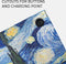 Lunso Geschikt voor Kobo Libra Colour hoes (7 inch) - Luxe Stand sleepcover - Van Gogh Sterrennacht