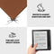 Lunso Geschikt voor Kobo Libra Colour hoes (7 inch) - sleepcover - Bruin