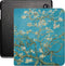 Lunso Geschikt voor Kobo Libra Colour hoes (7 inch) - Vegan Saffiano Leren sleepcover - Van Gogh Amandelbloesem