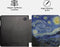 Lunso Geschikt voor Kobo Libra Colour hoes (7 inch) - Vegan Saffiano Leren sleepcover - Van Gogh Sterrennacht