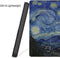 Lunso Geschikt voor Kobo Libra Colour hoes (7 inch) - Vegan Saffiano Leren sleepcover - Van Gogh Sterrennacht