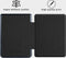 Lunso - Geschikt voor Kobo Nia hoes (6 inch) - Vegan Saffiano Leren sleepcover - Zwart