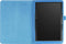 Lunso - Geschikt voor Lenovo Tab M10 Gen 1 - Stand flip Bookcase hoes - Lichtblauw