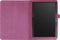 Lunso - Geschikt voor Lenovo Tab M10 Gen 1 - Stand flip Bookcase hoes - Paars