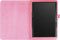 Lunso - Geschikt voor Lenovo Tab M10 Gen 1 - Stand flip Bookcase hoes - Lichtroze