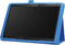 Lunso - Geschikt voor Lenovo Tab M10 Gen 1 - Stand flip Bookcase hoes - Lichtblauw