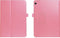 Lunso - Geschikt voor Lenovo Tab M10 Gen 1 - Stand flip Bookcase hoes - Lichtroze