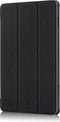 Lunso - Geschikt voor Lenovo Tab M10 Gen 1 - Tri-Fold Bookcase hoes - Zwart
