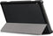 Lunso - Geschikt voor Lenovo Tab M10 Gen 1 - Tri-Fold Bookcase hoes - Zwart