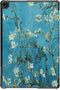 Lunso - Geschikt voor Lenovo Tab M10 Gen 3 (3e generatie) - Tri-Fold Bookcase hoes - Van Gogh Amandelbloesem