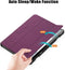 Lunso - Geschikt voor Lenovo Tab M10 Gen 3 (3e generatie) - Tri-Fold Bookcase hoes - Paars