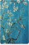 Lunso - Geschikt voor Lenovo Tab M10 Gen 3 (3e generatie) - Tri-Fold Bookcase hoes - Van Gogh Amandelbloesem