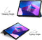 Lunso - Geschikt voor Lenovo Tab M10 Gen 3 (3e generatie) - Tri-Fold Bookcase hoes - Lazy Cat