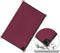 Lunso - Geschikt voor Lenovo Tab M10 Gen 3 (3e generatie) - Tri-Fold Bookcase hoes - Bordeaux Rood