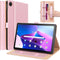 Lunso - Geschikt voor Lenovo Tab M10 Plus Gen 3 (3e generatie) - Luxe Bookcase hoes - Rose Goud