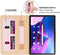 Lunso - Geschikt voor Lenovo Tab M10 Plus Gen 3 (3e generatie) - Luxe Bookcase hoes - Rose Goud