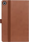 Lunso - Geschikt voor Lenovo Tab M10 Plus Gen 3 (3e generatie) - Luxe Bookcase hoes - Bruin