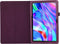 Lunso - Geschikt voor Lenovo Tab M10 Plus Gen 3 (3e generatie) - Stand flip Bookcase hoes - Paars