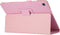 Lunso - Geschikt voor Lenovo Tab M10 Plus Gen 3 (3e generatie) - Stand flip Bookcase hoes - Lichtroze