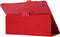 Lunso - Geschikt voor Lenovo Tab M10 Plus Gen 3 (3e generatie) - Stand flip Bookcase hoes - Rood