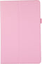 Lunso - Geschikt voor Lenovo Tab M10 Plus Gen 3 (3e generatie) - Stand flip Bookcase hoes - Lichtroze