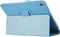 Lunso - Geschikt voor Lenovo Tab M10 Plus Gen 3 (3e generatie) - Stand flip Bookcase hoes - Lichtblauw