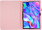 Lunso - Geschikt voor Lenovo Tab M10 Plus Gen 3 (3e generatie) - Stand flip Bookcase hoes - Lichtroze