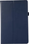 Lunso - Geschikt voor Lenovo Tab M10 Plus Gen 3 (3e generatie) - Stand flip Bookcase hoes - Donkerblauw