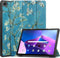 Lunso - Geschikt voor Lenovo Tab M10 Plus Gen 3 (3e generatie) - Tri-Fold Bookcase hoes - Van Gogh Amandelbloesem