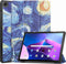 Lunso - Geschikt voor Lenovo Tab M10 Plus Gen 3 (3e generatie) - Tri-Fold Bookcase hoes - Van Gogh Sterrennacht
