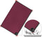 Lunso - Geschikt voor Lenovo Tab M10 Plus Gen 3 (3e generatie) - Tri-Fold Bookcase hoes - Bordeaux Rood
