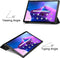 Lunso - Geschikt voor Lenovo Tab M10 Plus Gen 3 (3e generatie) - Tri-Fold Bookcase hoes - Don't Touch